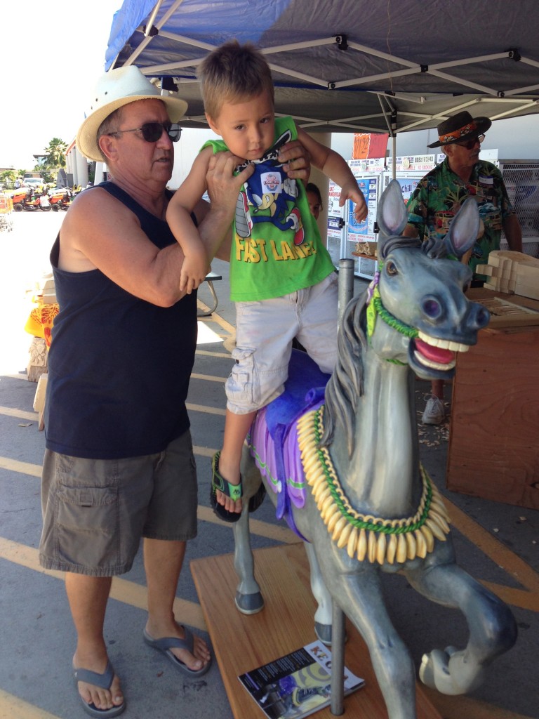 Kids LOVE the Carousel Figures