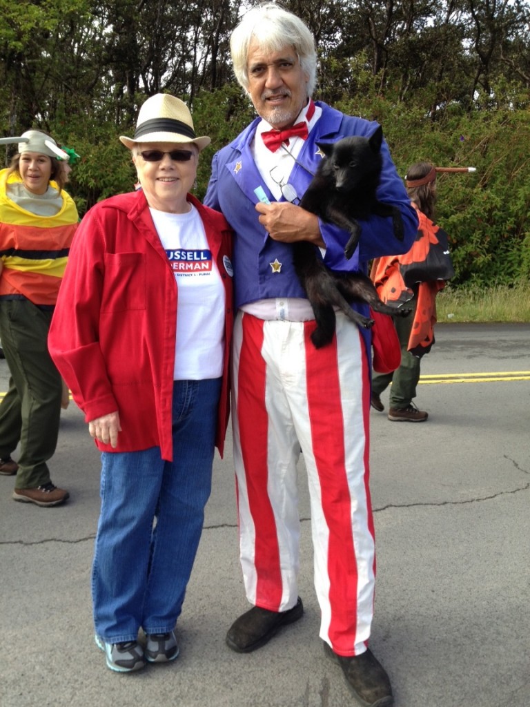 BOD Member Gretchen at the Volcano 4th of July Parade